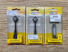 2x Brawa 5366 und 1x 5761 Uhr