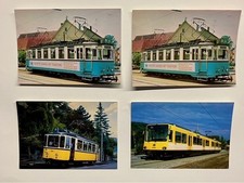 AK 4 Postkarten "der bahnladen" ungel. Straßenbahn Stuttgart Esslingen SSB END
