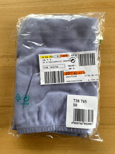 Stk damen taillenslip 50 - stk.,