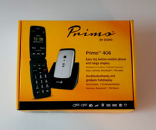 Primo by Doro - 406 - Großtastenhandy mit großem Farbdisplay - silber - Handy