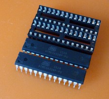 2x Atmel ATmega328P-PU mit DIL