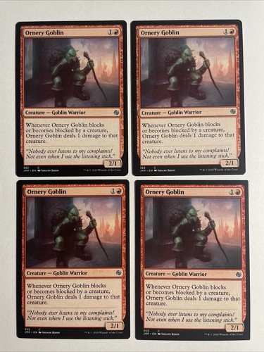 Mtg jumpstart ornery goblin - 4x,