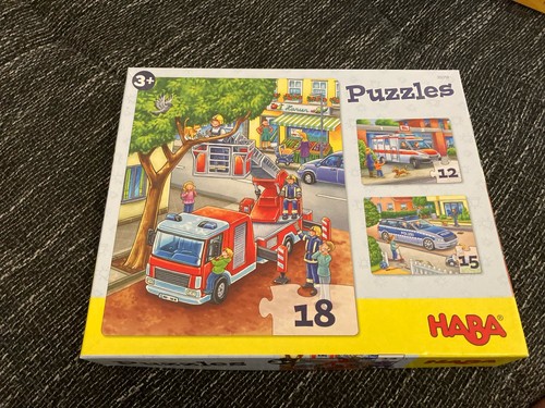 Haba kinderpuzzle set - kinderpuzzle-set, autos
