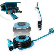 19503/ Pneumatischer Wagenheber Druckluftwagenheber Luftkissen KFZ bis 5T Blau