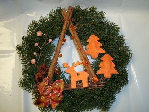 Advent weihnachten tür kranz - weihnachten,