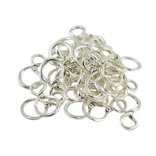 30 Stck. Silber gedrehter