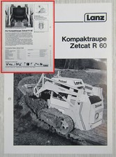 Prospekt Lanz Zetcat R60