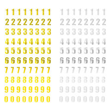 Zahlen Sticker Zahl 0 - 9 Aufkleber für Geburtstag Jubiläum Basteln - wählbar