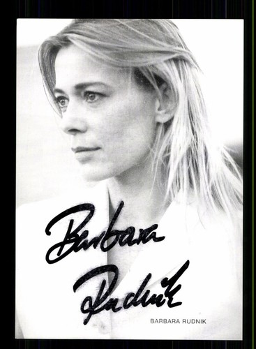 Barbara rudnik autogrammkarte - barbara,