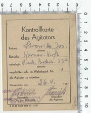DDR Ausweis Dokument