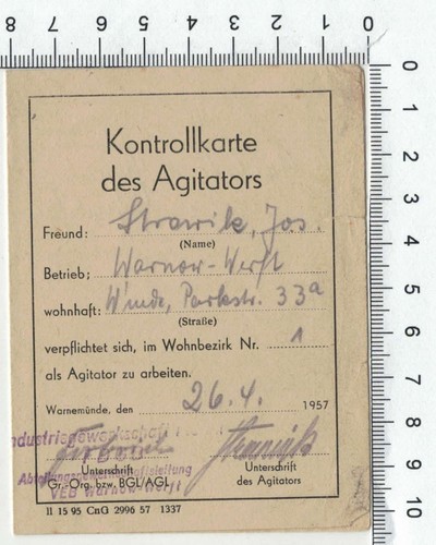 Ddr ausweis dokument - ddr,