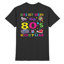 80er Jahre Kostüm T-Shirt –