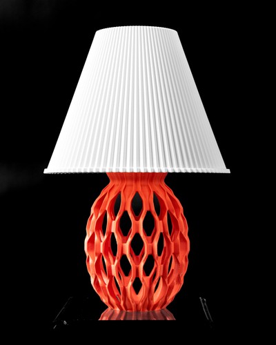 Tischlampe geflecht druck - geflecht, 3d-druck