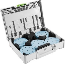 FESTOOL Schleifmittel-Systainer³ Granat SYS-STF D125 GR-Set - 578193