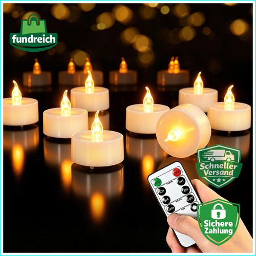 Led teelichter mit - led, timer