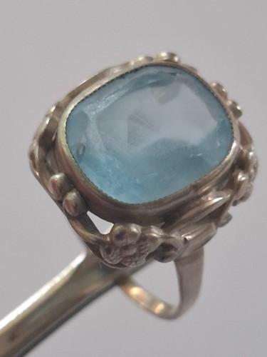 Antiker silber 835 - ring, mit