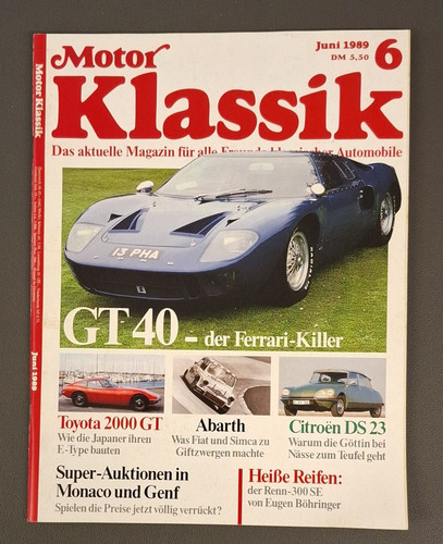 Motor klassik 1989 - klassik, 6/1989,