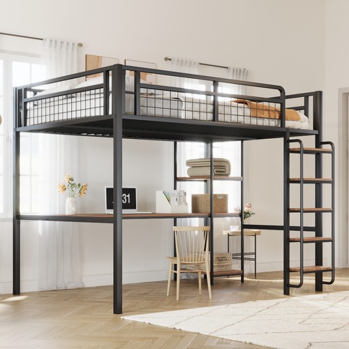 Metall hochbett kinderbett mit - metall,