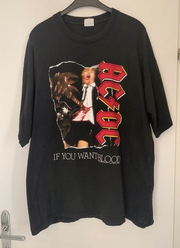 Vintage acdc tourshirt - acdc,