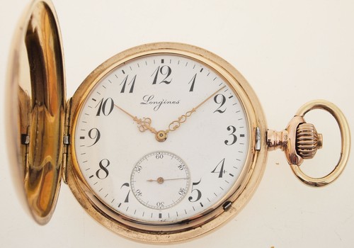 Longines taschenuhr 14ct - longines,