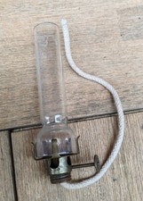 Sternbrenner, Kordeldochtbrenner mit Docht Thiel & Badenheuer Ruhla mit Zylinder