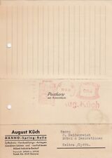 HANNOVER, Postkarte 1936, August Küch Hanno-Spring-Rollo Luftschutz-Verdunklungs