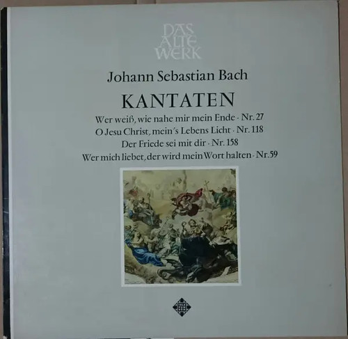 Bach kantaten telefunken - kantaten, vinyl