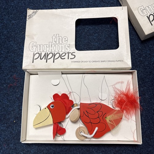 The gurkins puppets - gurkins, holz