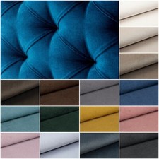 Möbelstoff Polsterstoff Veloursoptik Velours Samt Deko Stoff weicher Griff