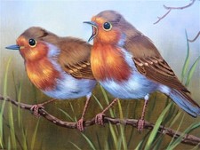 Ölgemälde auf Holz von