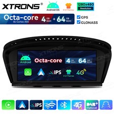 Xtrons 8,8" Autoradio 4G+64GB Android 14 8-Core GPS Für BMW E60 E61 E90 E91 CIC