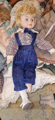 Porzellanpuppe junge mit - junge,