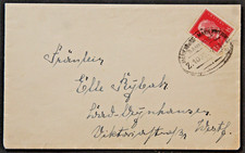 DR MiNr 414 EF Brief Bahnpoststempel Marienburg - Marienwerder 7.7.34 (155-75)