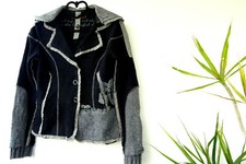 exkl.  Blazer Kurzblazer Jacke m. Kapuze v. LULU H. Paris Gr.36/38 viele Extras 