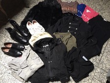 ❤️14+ Teile Kleiderpaket, Schuhe, Winterjacke, Teddy Jacke, Blusen, Gr. 38/M