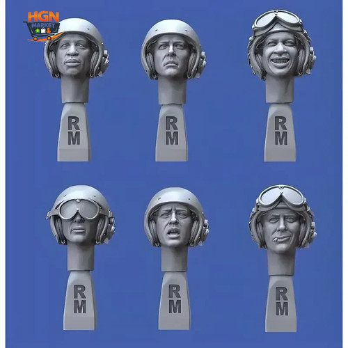 Wwii kopfzubehör resin - 1/35,