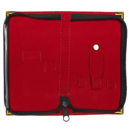 Nagelpflege etui aus rotem - nagelpflege,