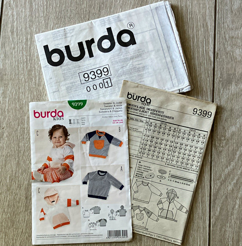 Burda kids schnittmuster 9399 - kids,