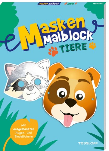 Masken malblock tiere - masken-malblock.tiere, 12