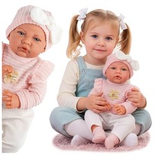 Babypuppe Lili mit Sound ? 41 cm ? Kinderplay KP4204