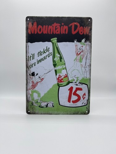 Blechschild mountain dew - blechschild,