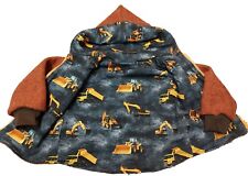 Wollwalkjacke Wendejacke Bagger LKW Jacke Zipfeljacke Kapuze   Wollwalk bestickt