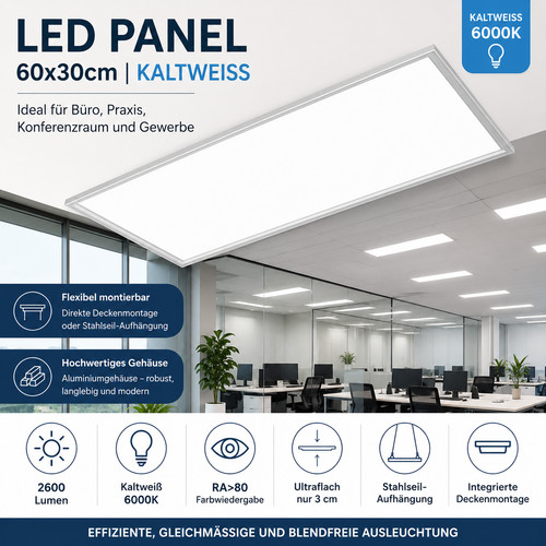 Led panel 60x30cm - panel,