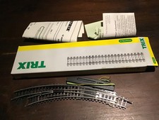 Minitrix N 14966 elektr. Bogenweiche, links, Aus Nachlass