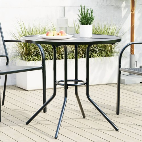 Terrassentisch rund anthrazit - terrassentisch,