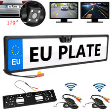 Auto Nummernschild Funk Kabellos Wasserfest 170° Rückfahrkamera Einparkkameras