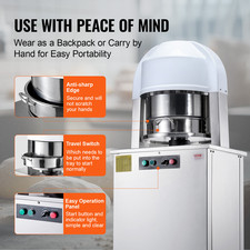 VEVOR Elektrischer Teigteiler