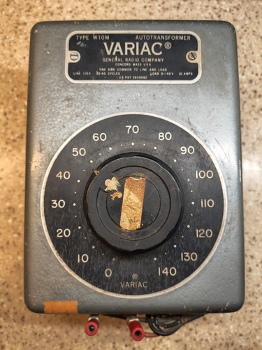 Variac general radio w10m - general,