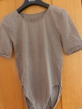 Wolford Body *Kurzarm*  in Cappuccinobraun * M  *Label wurde entfernt