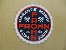 (3235) Siegelmarke - FROHN Garantie-Marke